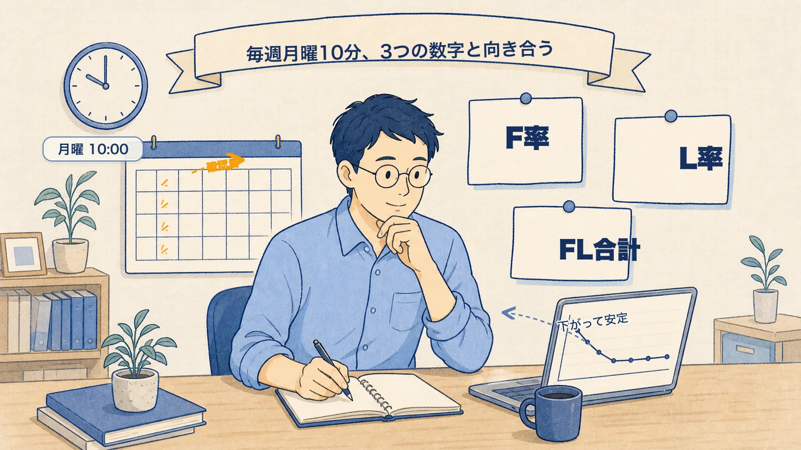 FL比率で利益体質を作る|業態別の管理指標と週次モニタリングの型
